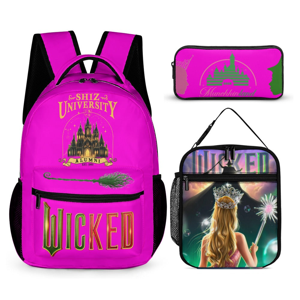 “Exclusive Wicked Backpack Bundle – Shiz University 3‑Piece Magic Set” 3 PIECE BACKPACK BUNDLES