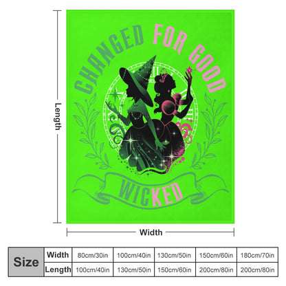 “Exclusive Wicked Flannel Blanket – Ultra‑Soft Magic in Multiple Designs & Sizes”