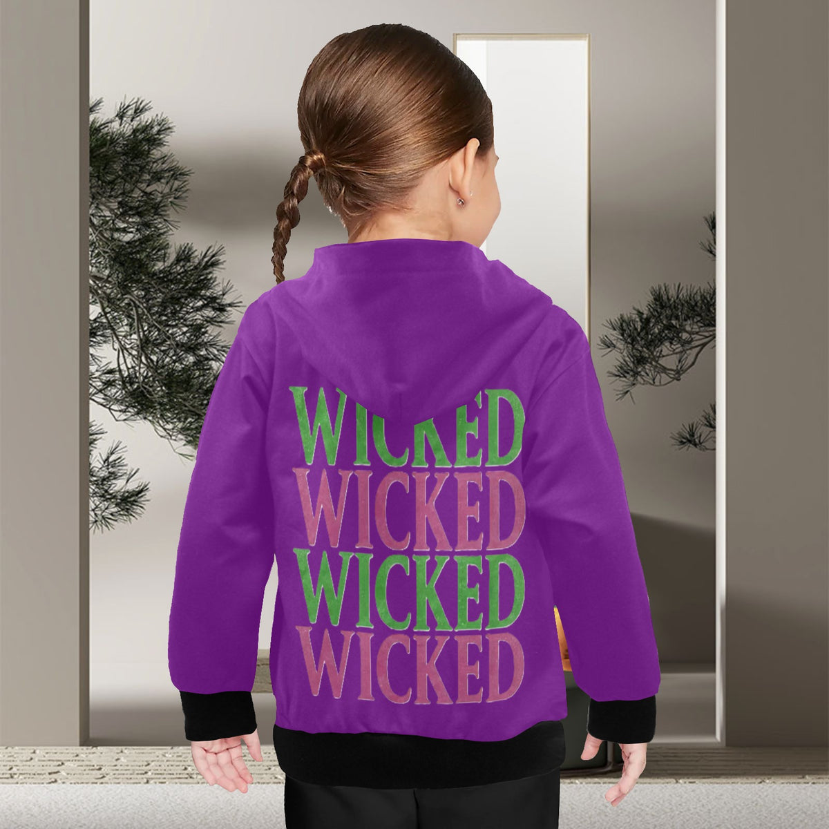 EXCLUSIVE DESIGNS: WICKED - Munchkinland - Little Girls' Long Sleeve Hoodie
