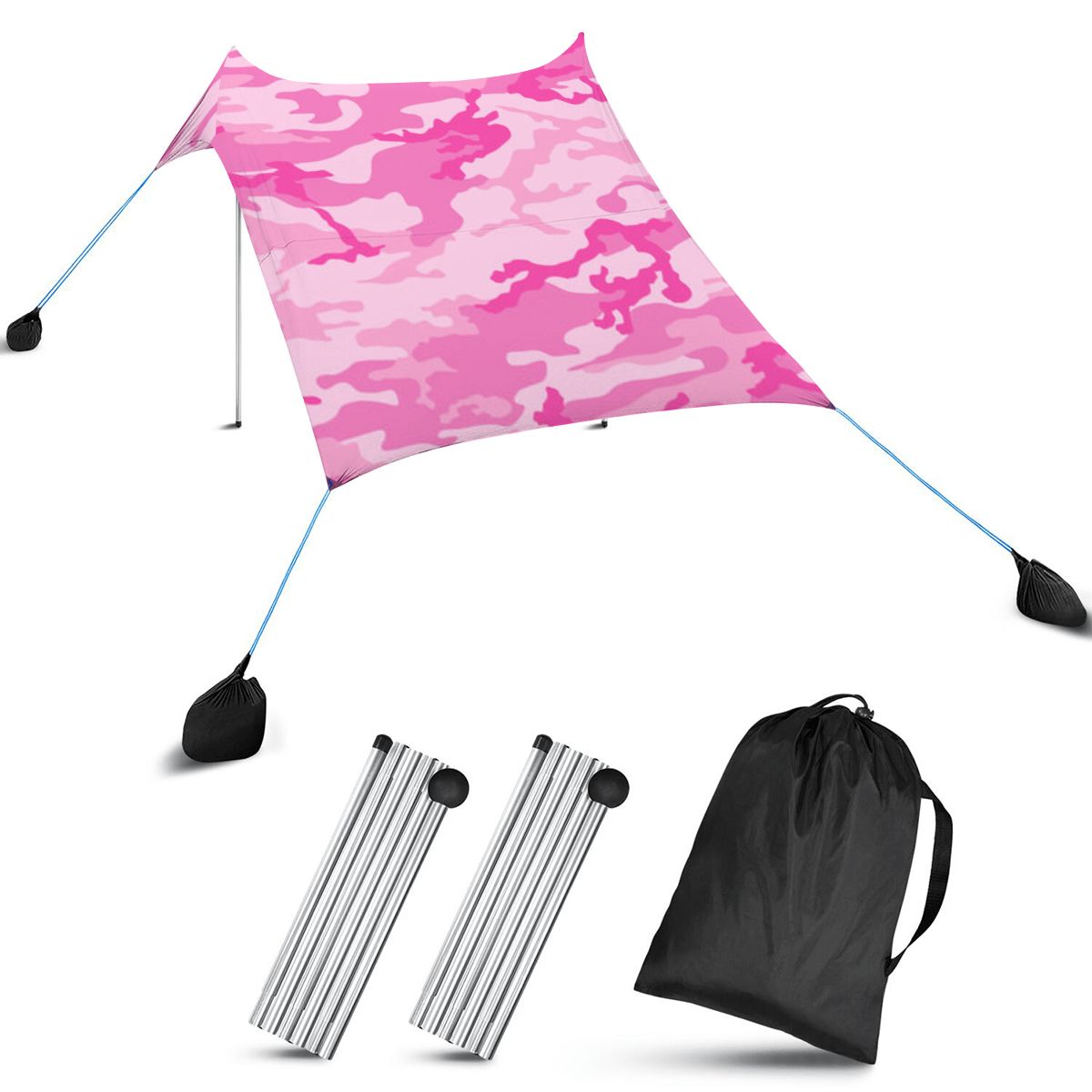 Pink Camo -Beach Canopy/Beach Tent