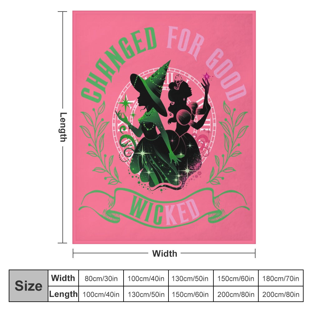 “Exclusive Wicked Flannel Blanket – Ultra‑Soft Magic in Multiple Designs & Sizes”