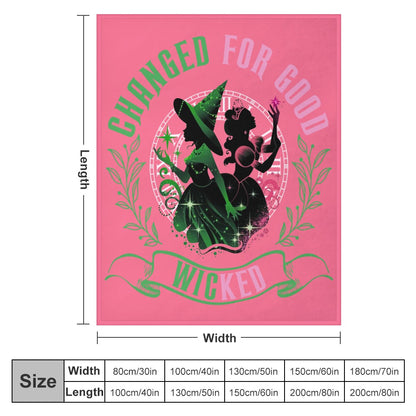 “Exclusive Wicked Flannel Blanket – Ultra‑Soft Magic in Multiple Designs & Sizes”