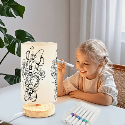 Colorable/Paintable Lamps-DIY Paintable Table Lamp