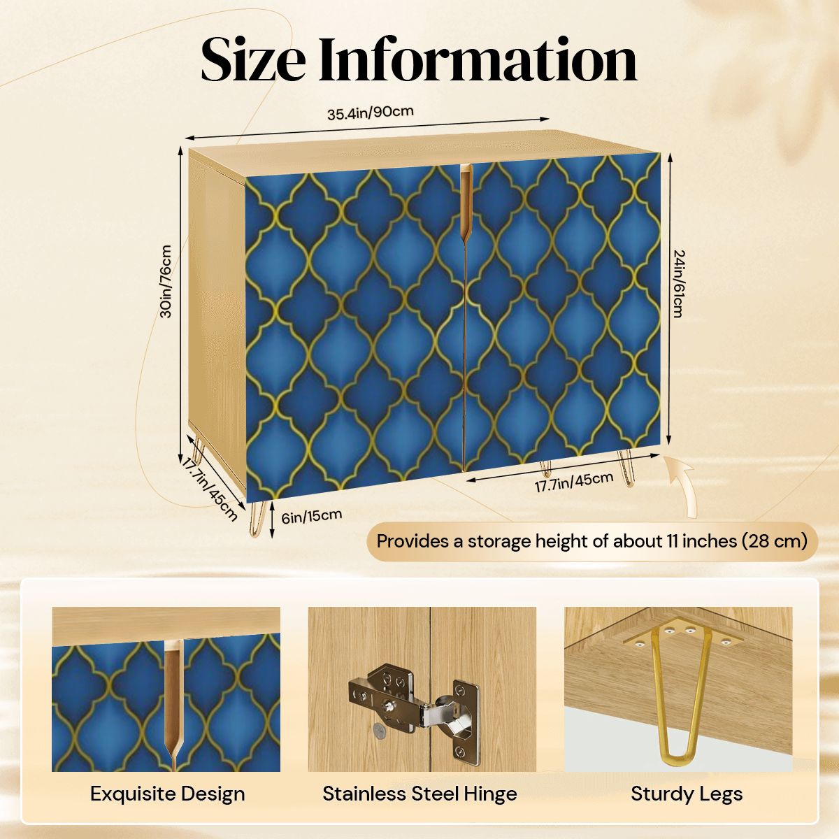 Exclusive Designs- Wooden Storage Cabinet