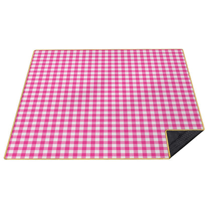 Outdoor Beach/Picnic Blanket (Checker Pink)