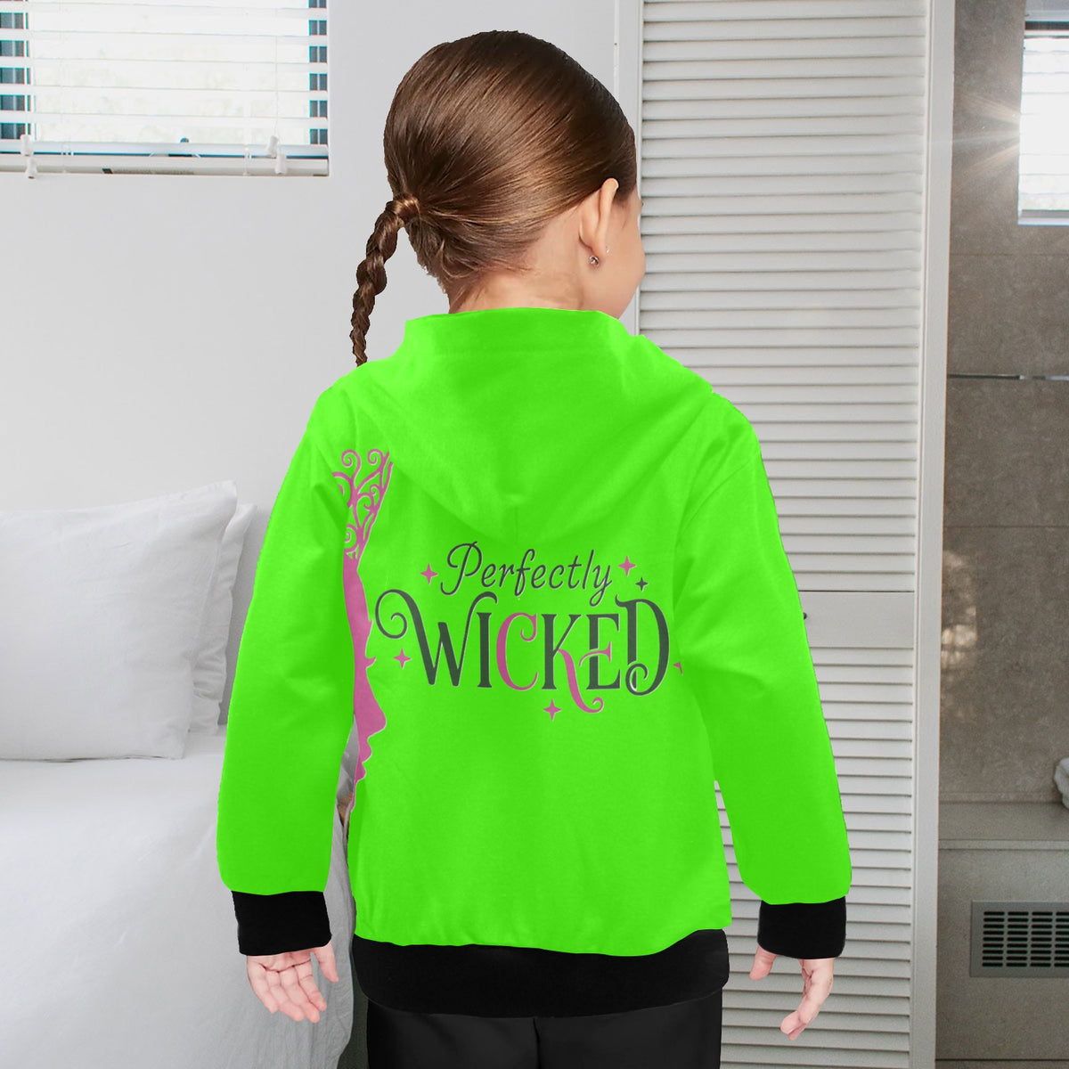 EXCLUSIVE DESIGNS: WICKED -  Little Girls' Long Sleeve Hoodie