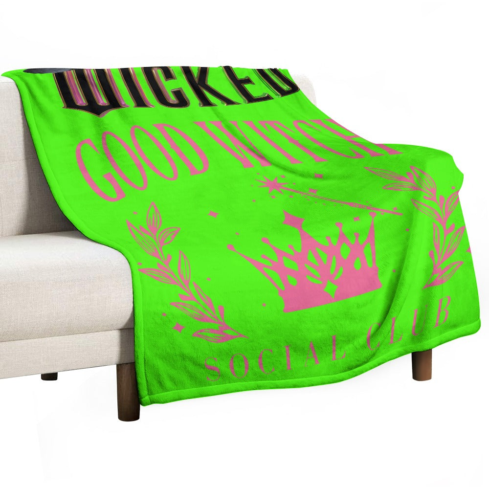 “Exclusive Wicked Flannel Blanket – Ultra‑Soft Magic in Multiple Designs & Sizes”