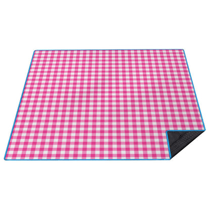 Outdoor Beach/Picnic Blanket (Checker Pink)