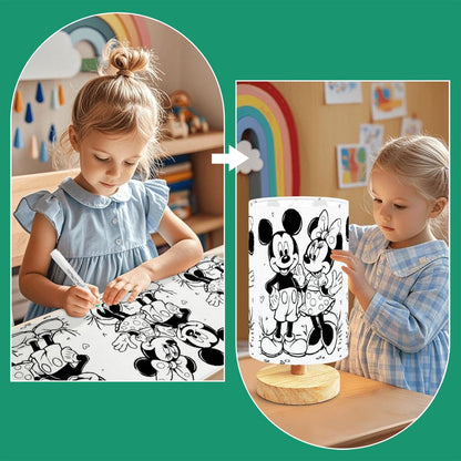 COLORABLE LAMPS-DIY Paintable Table Lamp -FUN FOR KIDS & ALL AGES!