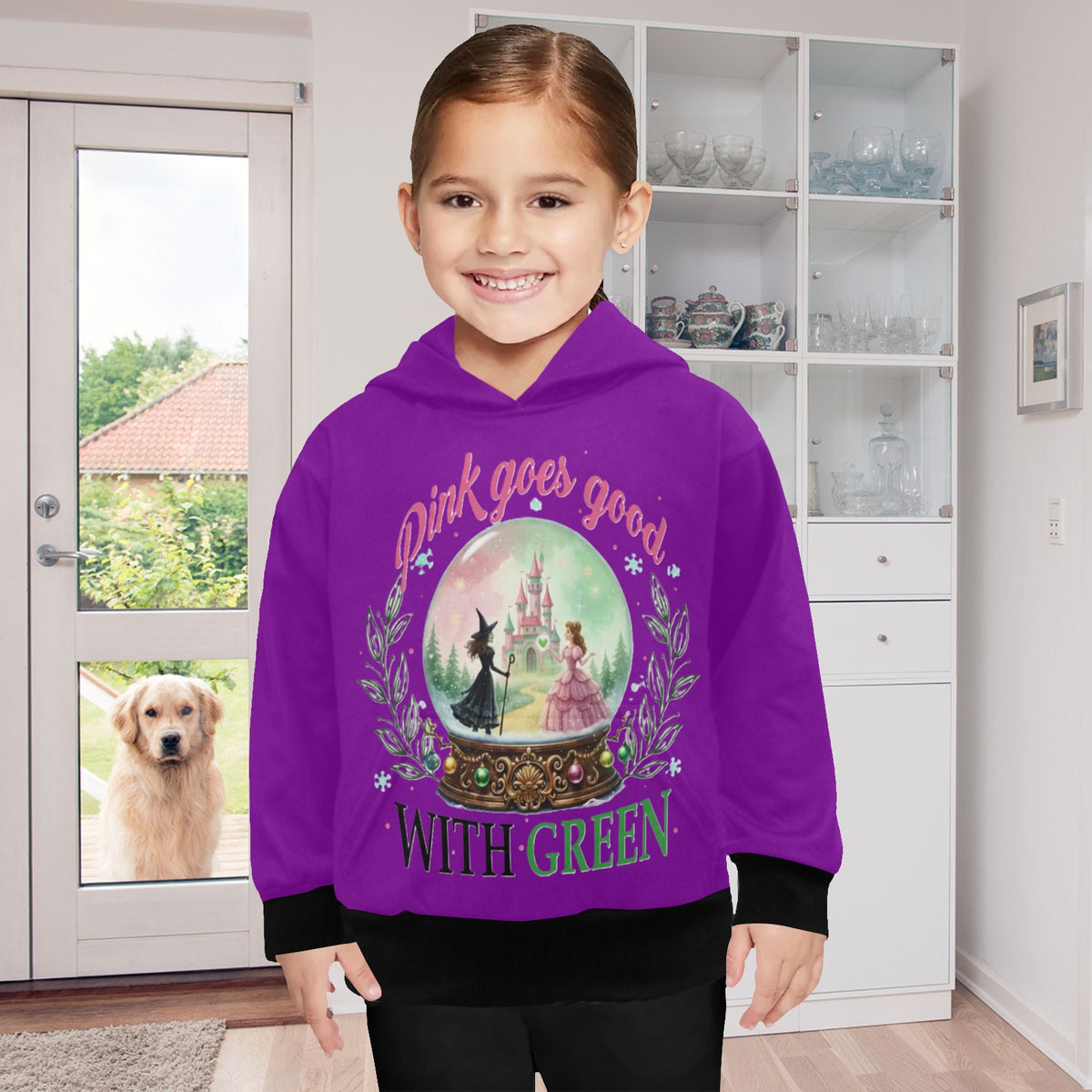 EXCLUSIVE DESIGNS: WICKED -  Little Girls' Long Sleeve Hoodie