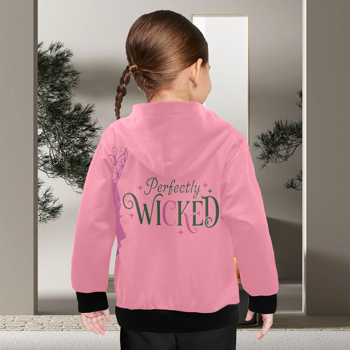 EXCLUSIVE DESIGNS: WICKED -  Little Girls' Long Sleeve Hoodie