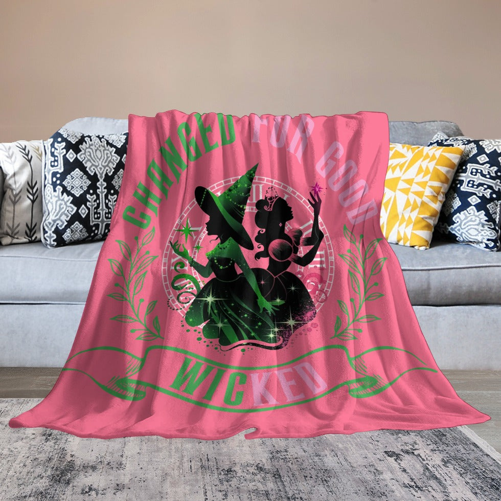 “Exclusive Wicked Flannel Blanket – Ultra‑Soft Magic in Multiple Designs & Sizes”