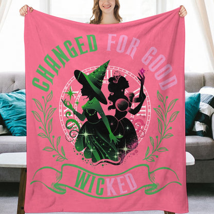 “Exclusive Wicked Flannel Blanket – Ultra‑Soft Magic in Multiple Designs & Sizes”