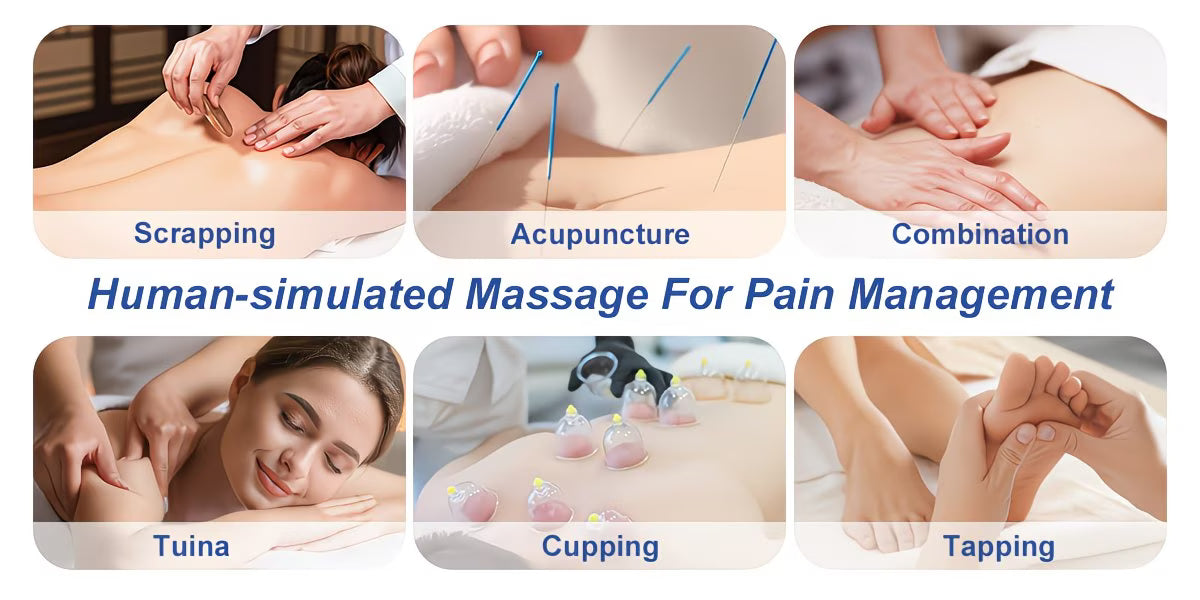TENS + EMS Dual Channel Muscle Relief Pulse Massager Featuring 8 Electrodes for Alleviating Pain in The Shoulders, Back, And Knees, Aiding in Muscle Recovery from Injuries, Designed for Portability, And an Ideal Gift for Loved Ones!