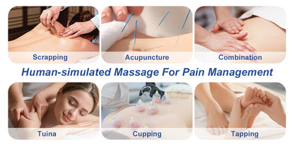 TENS + EMS Dual Channel Muscle Relief Pulse Massager Featuring 8 Electrodes for Alleviating Pain in The Shoulders, Back, And Knees, Aiding in Muscle Recovery from Injuries, Designed for Portability, And an Ideal Gift for Loved Ones!