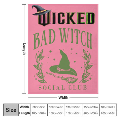 “Exclusive Wicked Flannel Blanket – Ultra‑Soft Magic in Multiple Designs & Sizes”