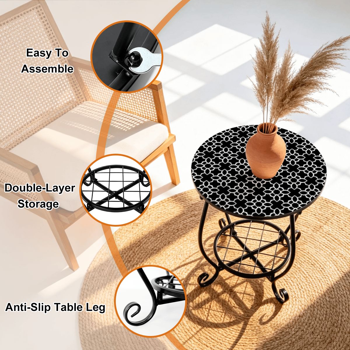 Exclusive Designs - Outdoor Side Table
