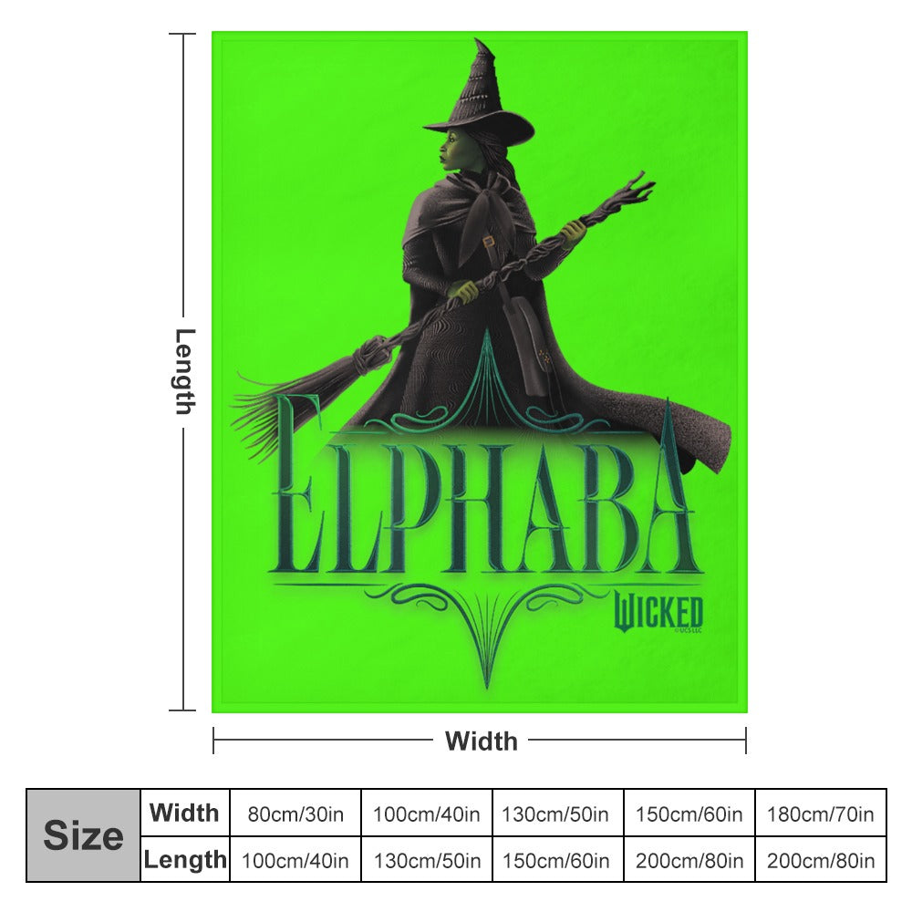 “Exclusive WICKED Flannel Blanket – Ultra‑Soft Magic in Multiple Designs & Sizes”