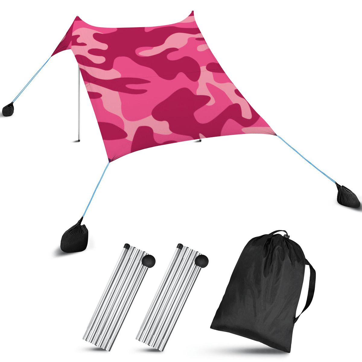 Beach Canopy Pink Como Design - Beach Tent
