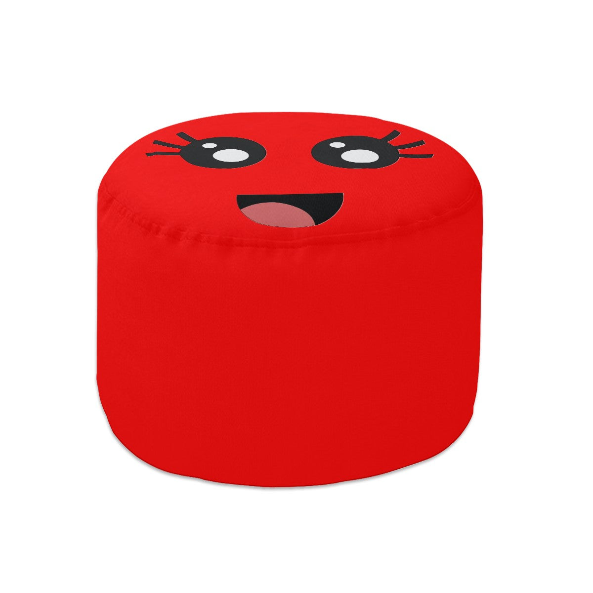 Smunchies Face Round Pouf Ottomans