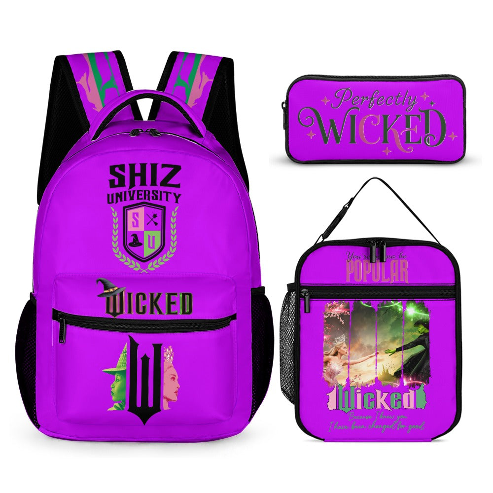 “Exclusive Wicked Backpack Bundle – Shiz University 3‑Piece Magic Set”