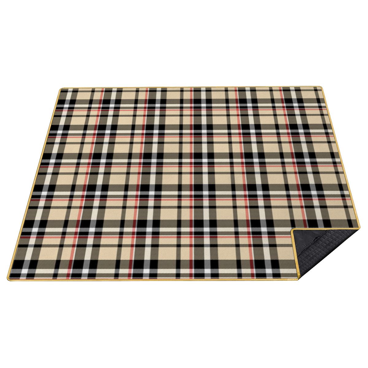 Outdoor Beach/Picnic Blanket - Plaid Design