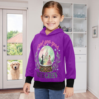 EXCLUSIVE DESIGNS: WICKED -  Little Girls' Long Sleeve Hoodie