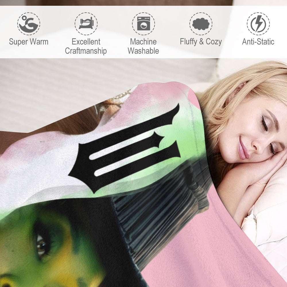 “Exclusive WICKED Flannel Blanket – Ultra‑Soft Magic in Multiple Designs & Sizes”