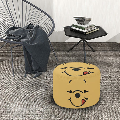 Pooh Bear Ottoman - Round Pouf Ottoman