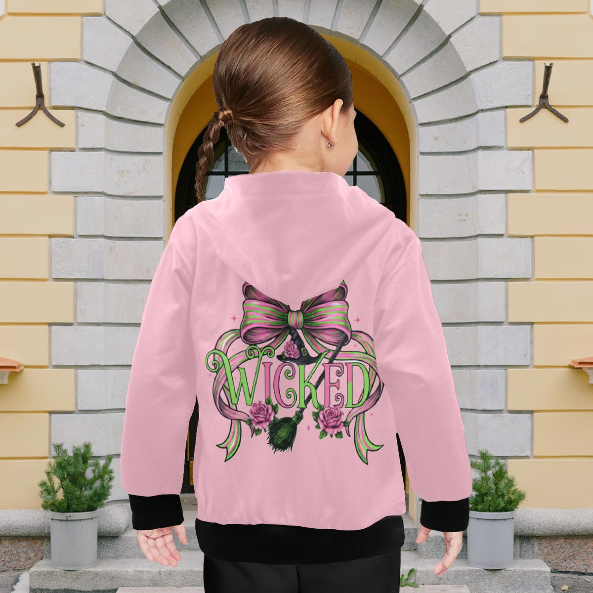EXCLUSIVE DESIGNS: WICKED - Little Girls' Long Sleeve Hoodies