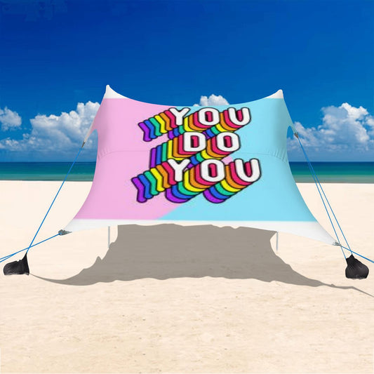 Beach Canopy Rainbow YOU DO YOU Design