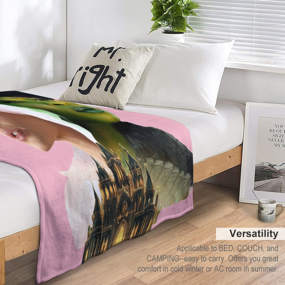 “Exclusive WICKED Flannel Blanket – Ultra‑Soft Magic in Multiple Designs & Sizes”