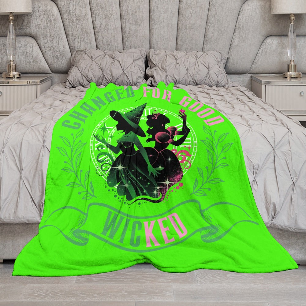 “Exclusive Wicked Flannel Blanket – Ultra‑Soft Magic in Multiple Designs & Sizes”