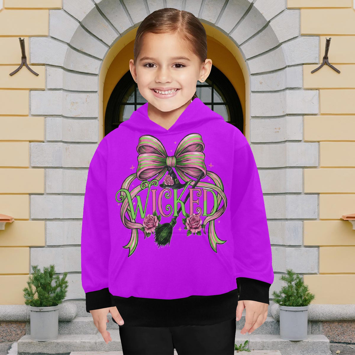 EXCLUSIVE DESIGNS: WICKED - Little Girls' Long Sleeve Hoodies