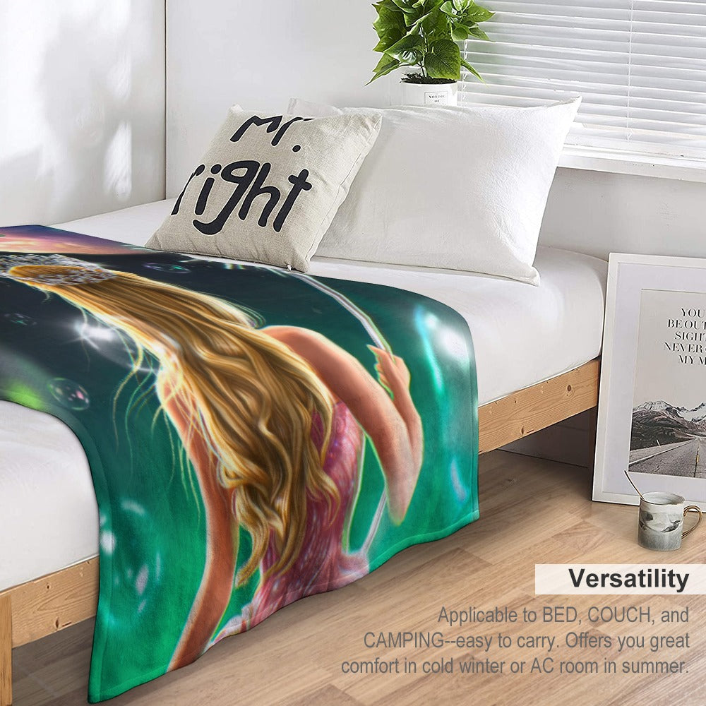 “Exclusive WICKED Flannel Blanket – Ultra‑Soft Magic in Multiple Designs & Sizes”