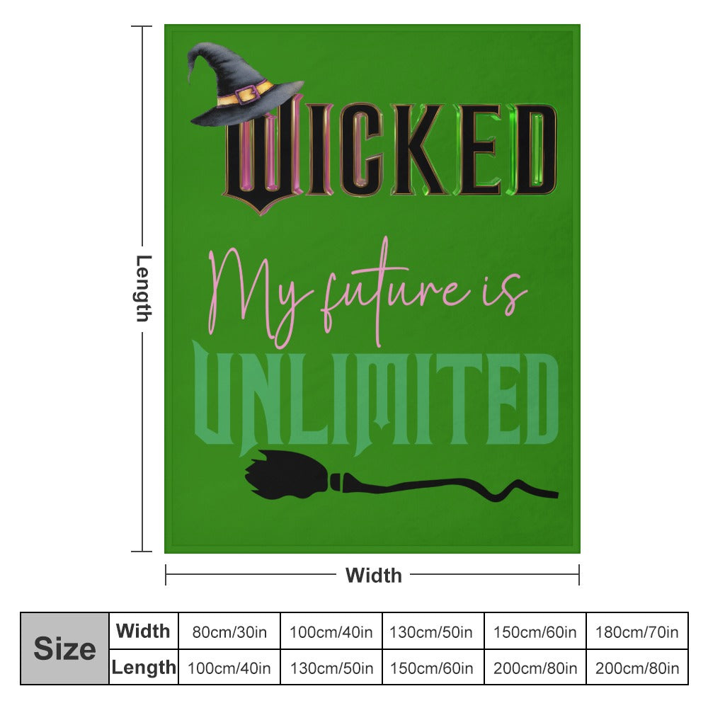 “Exclusive Wicked Flannel Blanket – Ultra‑Soft Magic in Multiple Designs & Sizes”