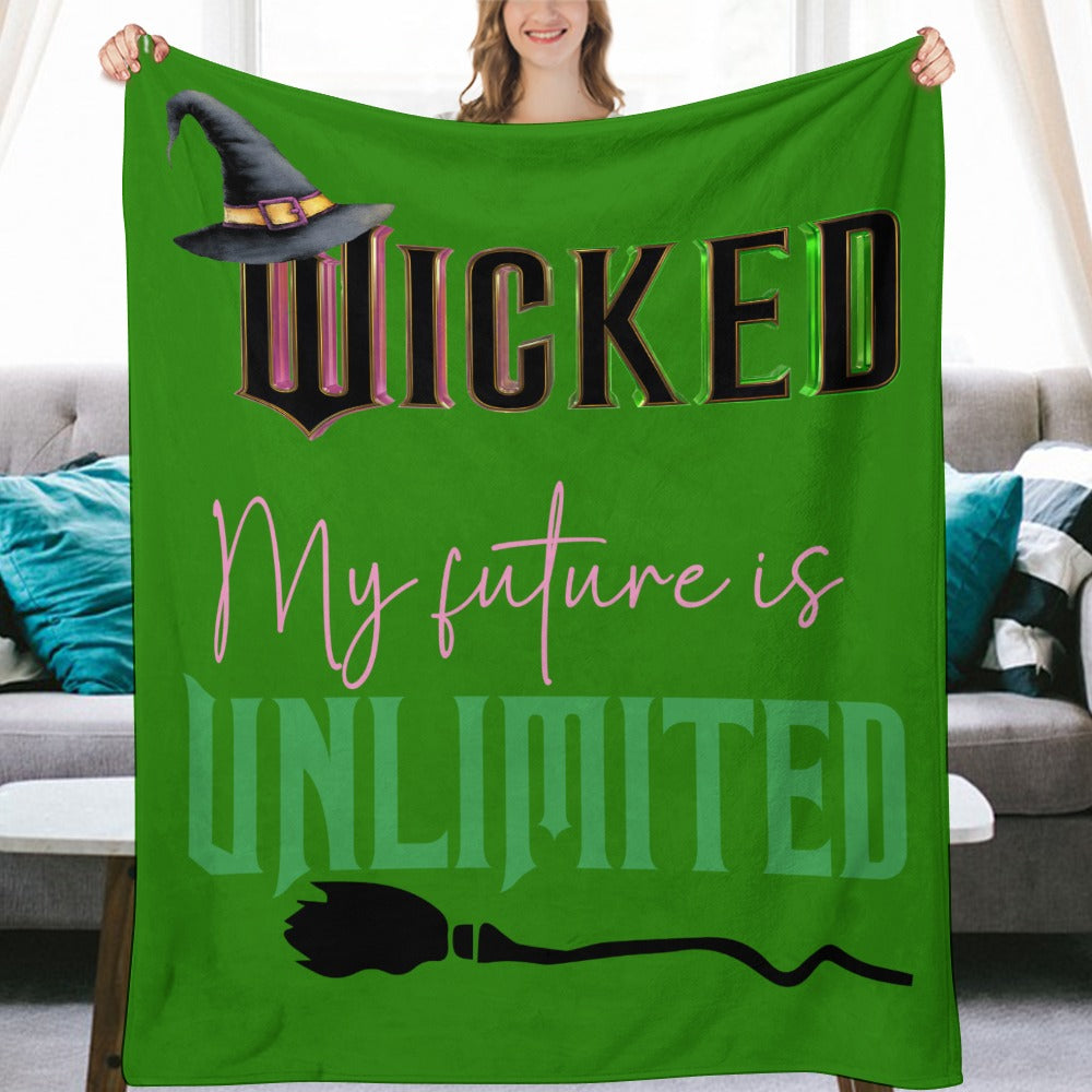 “Exclusive Wicked Flannel Blanket – Ultra‑Soft Magic in Multiple Designs & Sizes”