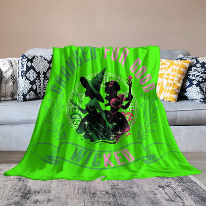 “Exclusive Wicked Flannel Blanket – Ultra‑Soft Magic in Multiple Designs & Sizes”