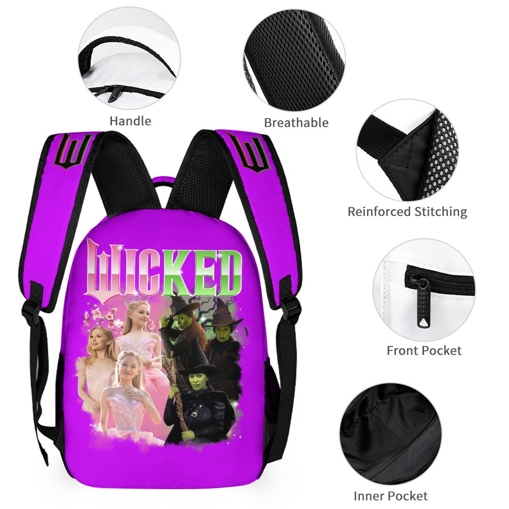 “Exclusive Wicked Backpack Bundle – Shiz University 3‑Piece Magic Set” BACKPACK BUNDLE SETS