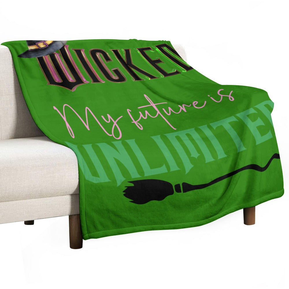“Exclusive Wicked Flannel Blanket – Ultra‑Soft Magic in Multiple Designs & Sizes”