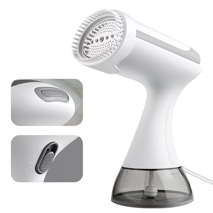 1100W Handheld Hanging Ironing Machine with 20s Fast Heating, Equipped with A Cleaning Brush And A 10.14oz Large Capacity Water Tank. Home Steam Ironing Machine Is A Must-have Tool for Wrinkle Removal During Travel And Clothing Care for Business