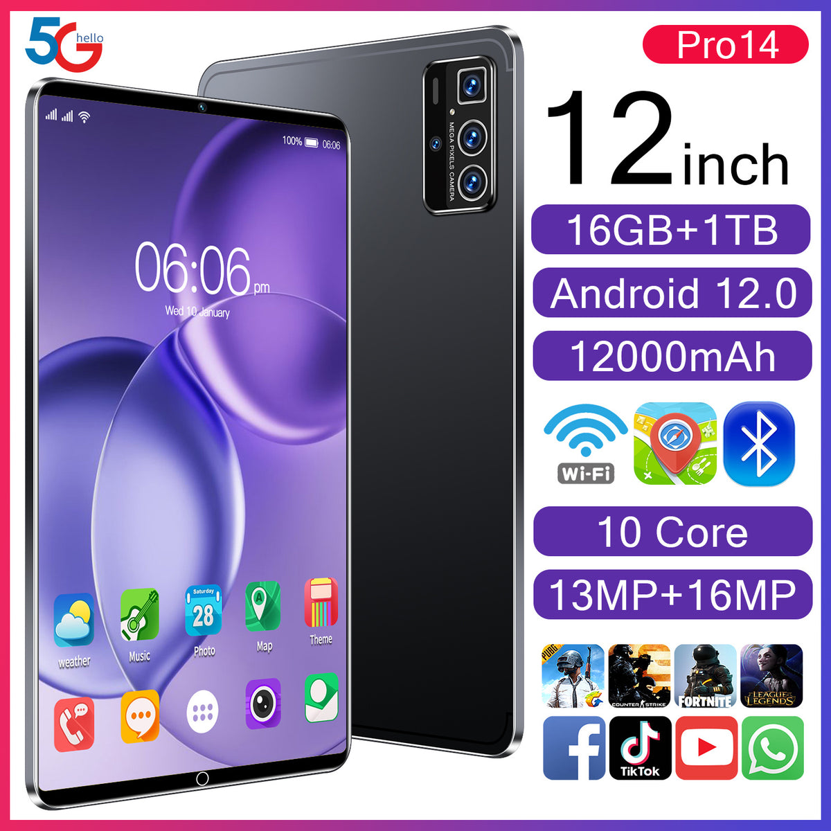 🔥 NEW DROP 2026 Pad Tablet & 16GB Smart Device • Portable Entertainment • Trending Gift Alert!