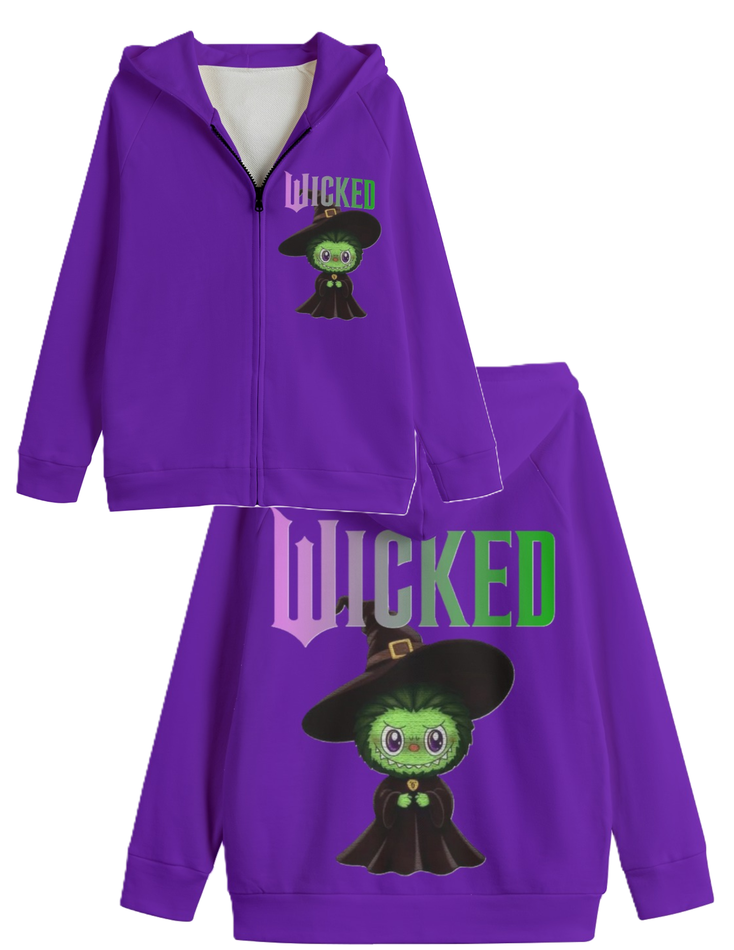 KIDS SWEATER JACKET - LABUBU WICKED