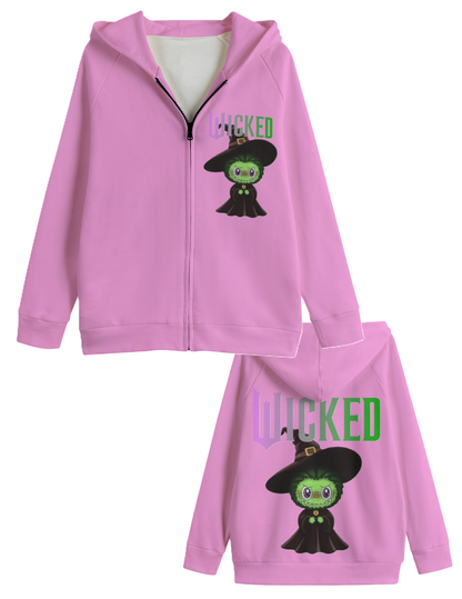 KIDS SWEATER JACKET - WICKED LABUBU SWEATER JACKETS