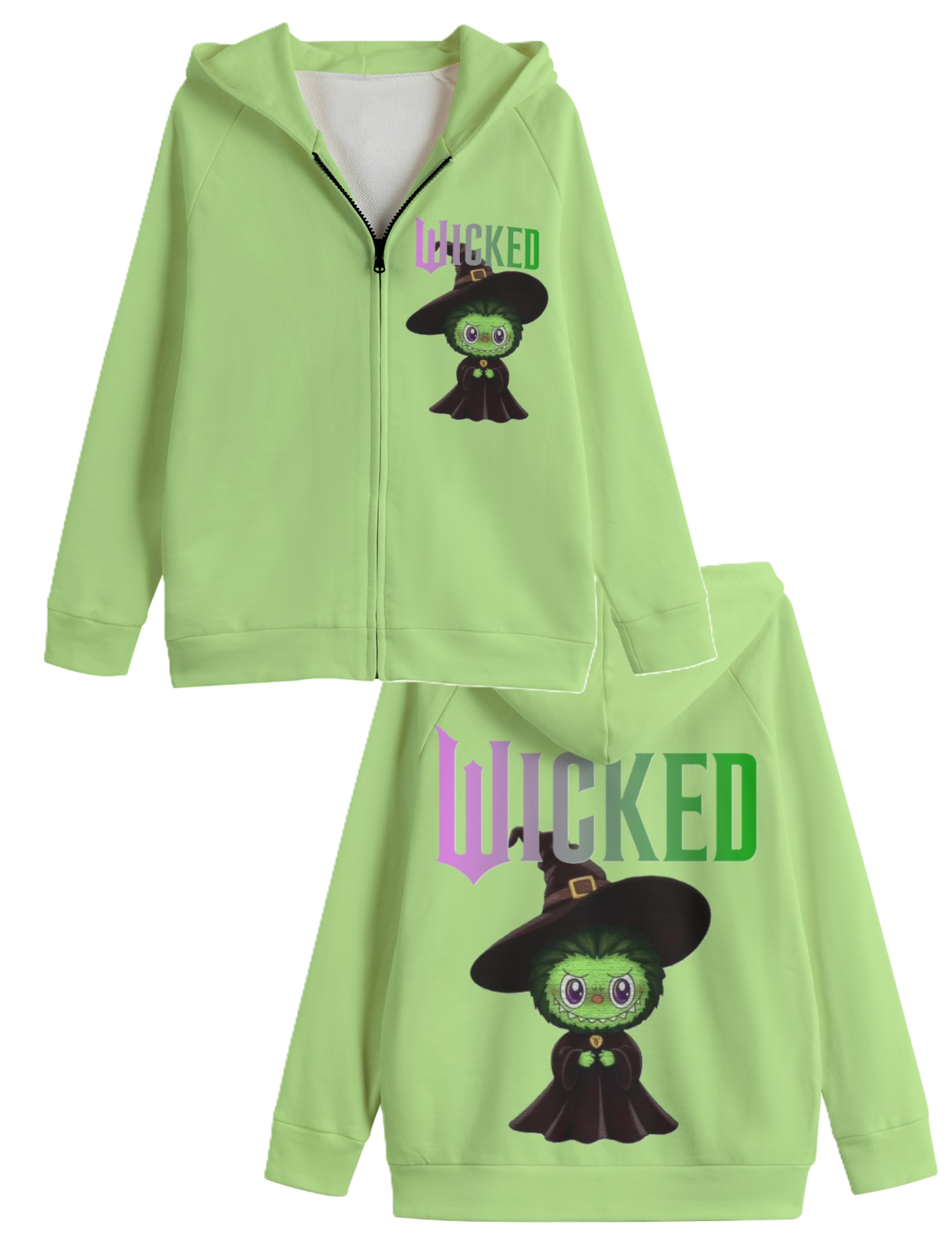 Labubu Wicked Sweater Hoodie Jacket - KIDS SWEATER JACKET