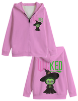 Wicked Labubu Zip Sweater Jacket -KIDS SWEATER JACKET