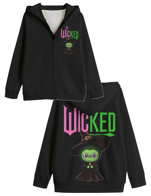 Wicked Labubu Hooded Sweater Jackets - KIDS SWEATER JACKET