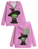 LABUBU WICKED HOODED SWEATER JACKET - KIDS SWEATER JACKET