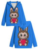 LABUBU HOODED SWEATER JACKETS - KIDS SWEATER JACKET