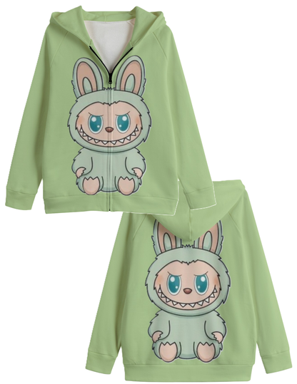 LABUBU HOODED SWEATER JACKETS - KIDS SWEATER JACKET